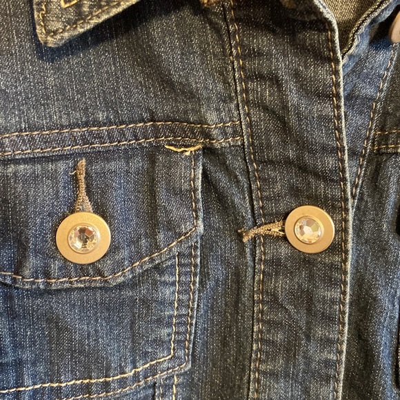 Blue Identity Lightweight Denim Jacket Size Small - Picture 4 of 5